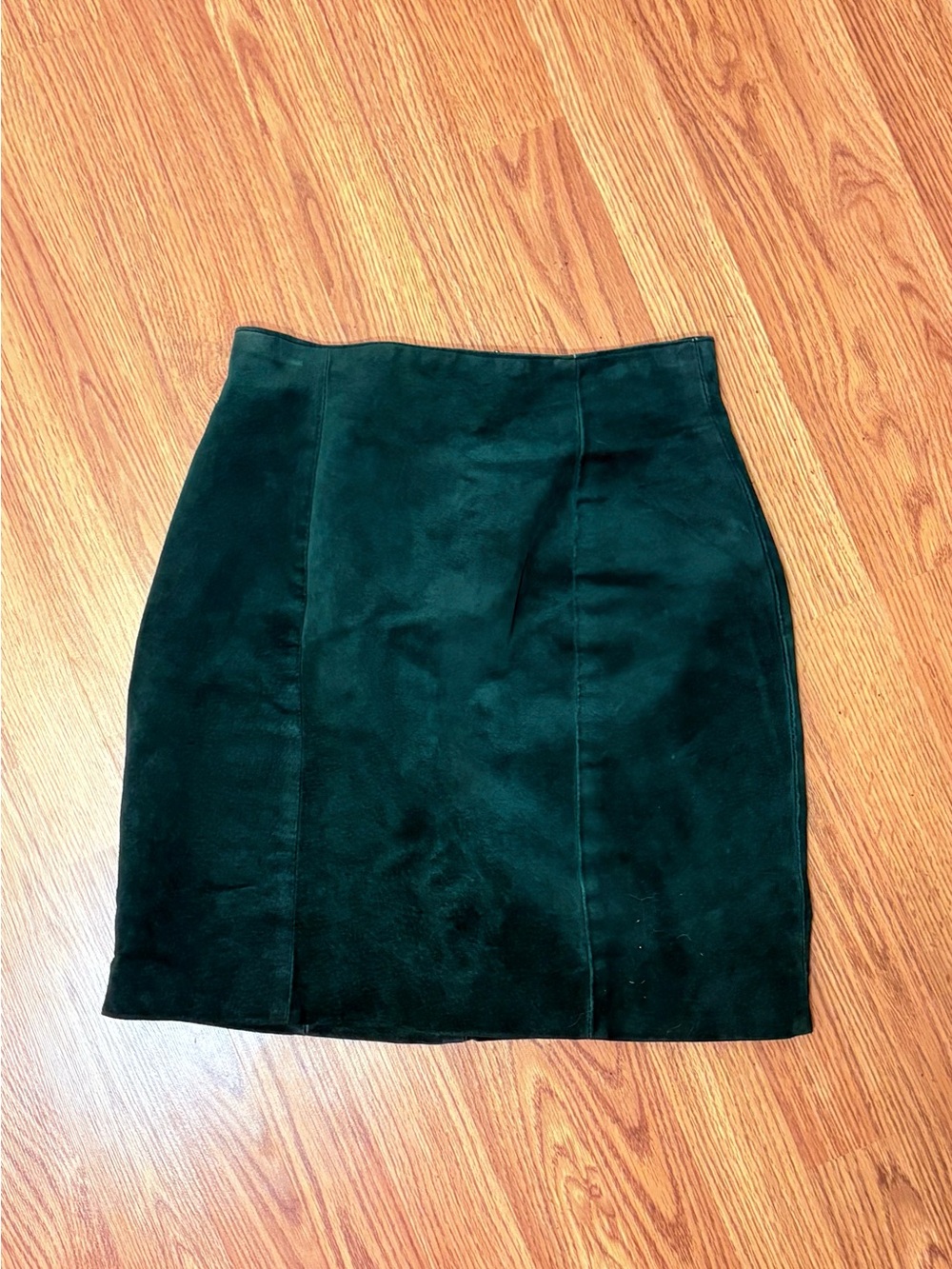 Wilsons Leather Dark Academia Green Suede Mini